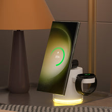 Load image into Gallery viewer, CLINGOMATIC Charging Station 3 In 1 Wireless Charger Stand With Halo Light Vista Shops