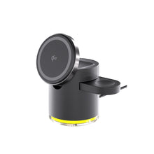 Load image into Gallery viewer, CLINGOMATIC Charging Station 3 In 1 Wireless Charger Stand With Halo Light Vista Shops