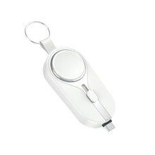 Load image into Gallery viewer, iCharge Nano Magnetic Keychain Mini Power Bank For iPhone And Apple Watch Vista Shops