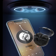 Load image into Gallery viewer, Clear Top Bluetooth Earphone With Charger Vista Shops
