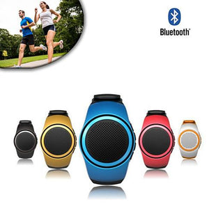 Jogging Buddy Bluetooth Smart Speaker W/FM Radio Watch Style And More - VistaShops - 1