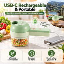 Load image into Gallery viewer, PrepPop Handheld Electric Mini Food Processor