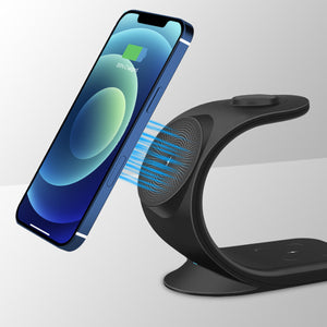 Multitasker Optimal Charging Dock 3 In 1 For iPhone, Apple Watch And Air Pods