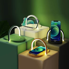 Load image into Gallery viewer, Smart Serenity Night Light 3 In 1 Touch Lamp Wireless And Fast Charging