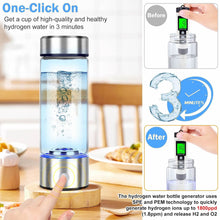 Load image into Gallery viewer, Hydrogen Infuser Water Bottle – The Ultimate Health Companion