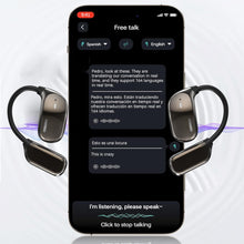 Load image into Gallery viewer, AI Live Multi Language Open Earphones +Translator