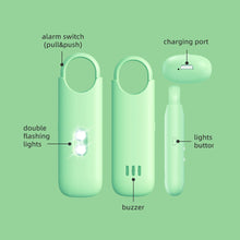 Load image into Gallery viewer, Sarge Nova All-in-1 Safety Sound Alarm Flashlight and Keychain