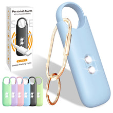 Load image into Gallery viewer, Sarge Nova All-in-1 Safety Sound Alarm Flashlight and Keychain