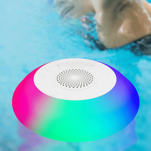 Floatilla Bluetooth LED Enabled Waterproof Speaker For Pools And Outdoors Vista Shops