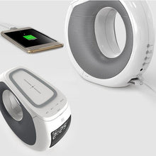 Load image into Gallery viewer, Ocean Wave Bluetooth Speaker , Clock and Wireless Phone Charger