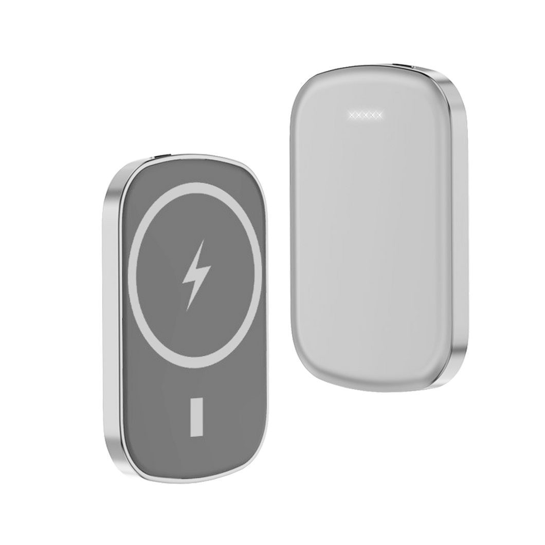 Chargomate Magnetic Portable Wireless Charger And Power Bank For Apple And Android