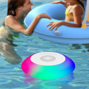 Floatilla Bluetooth LED Enabled Waterproof Speaker For Pools And Outdoors Vista Shops