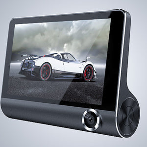 Safe Drive Dual Camera Car Dash Cam With Large Screen