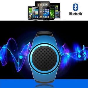 Jogging Buddy Bluetooth Smart Speaker W/FM Radio Watch Style And More - VistaShops - 2