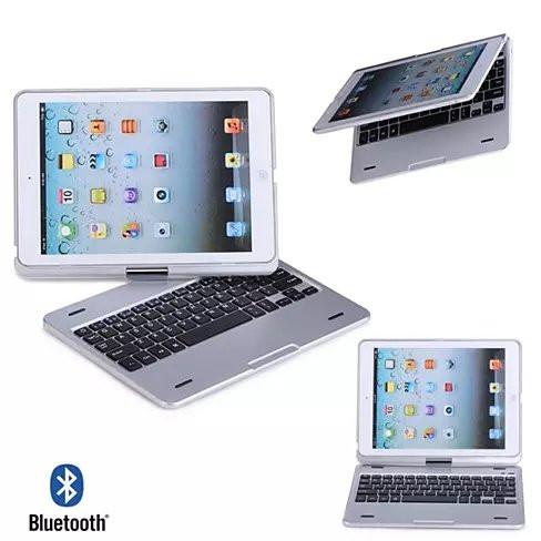 iPad Air or Mini Swiveling Hard Case With Bluetooth Keyboard - VistaShops - 1
