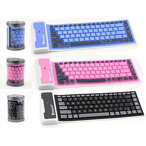 Type out of a BOX with Flexible silicone bluetooth keyboard - VistaShops