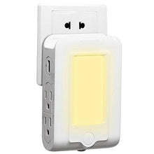 Load image into Gallery viewer, 4 in 1 Expert Multitasker Wall Power Adapter Socket And Phone Charger With Night Light Function